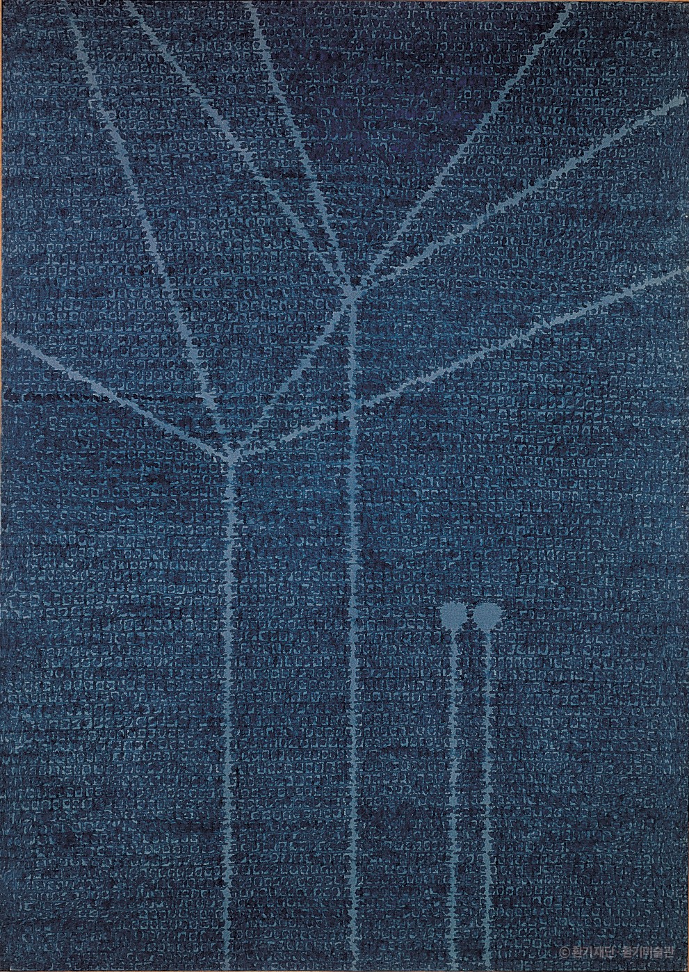 <Duet> 22-IV-74 #331, 코튼에 유채, 178x127cm, 1974, 환기미술관