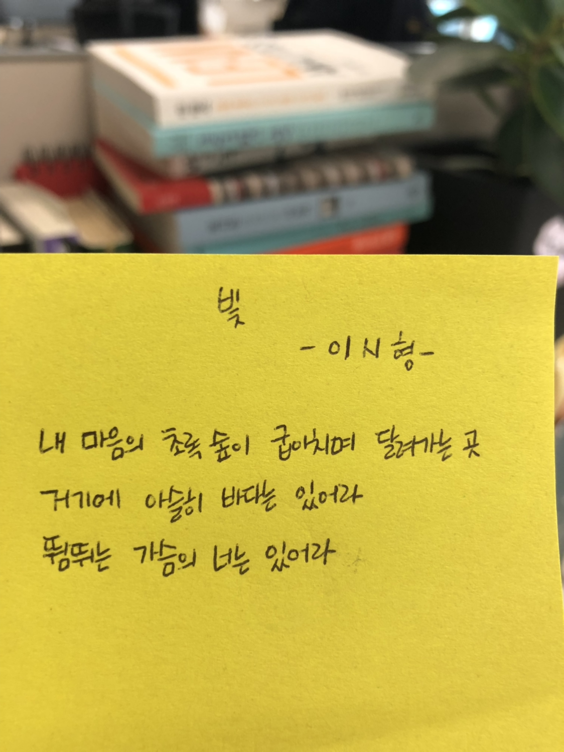179일차. 빛 - 이시형