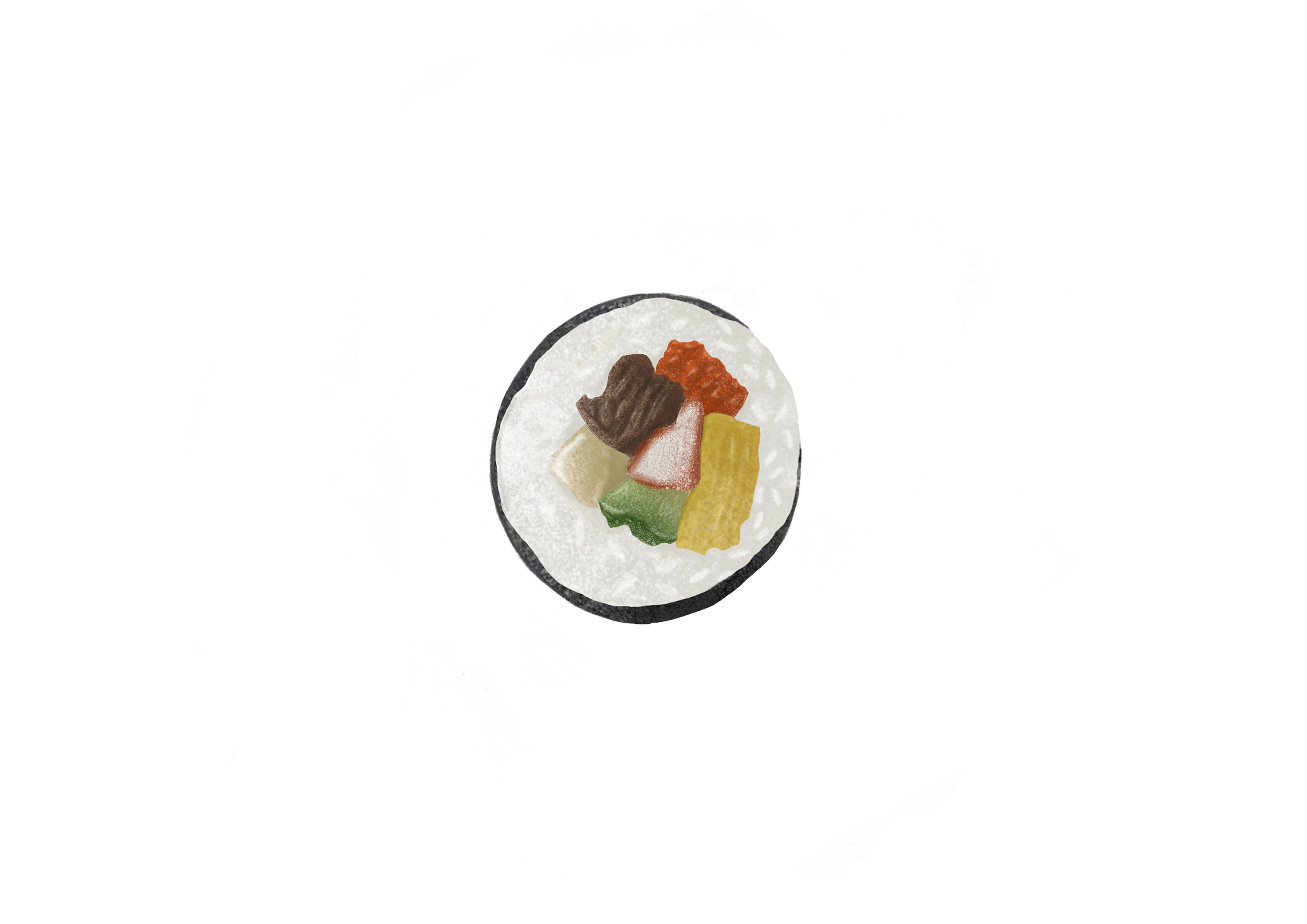 뚱뚱이김밥 이미지