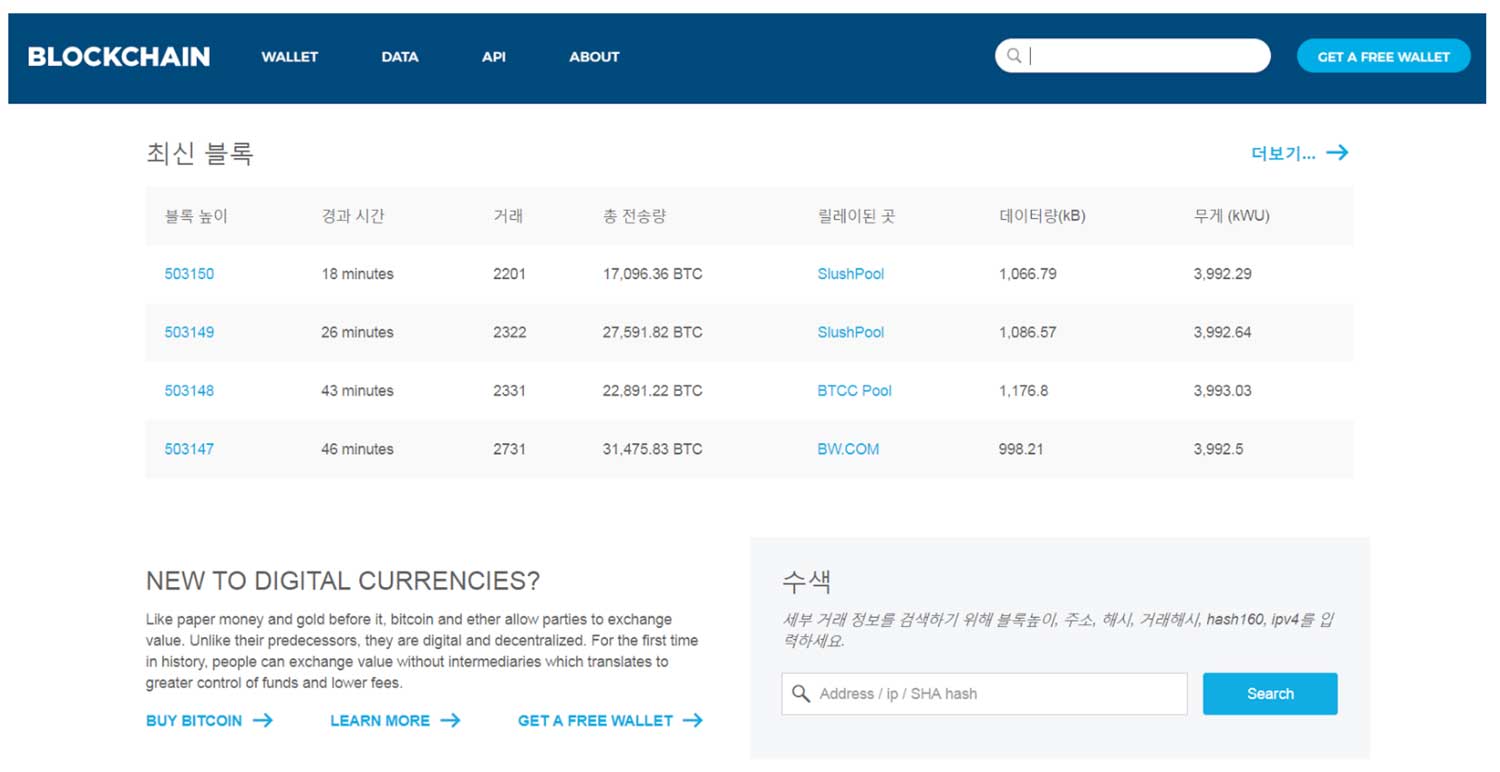 암호화폐의 다양한 정보를 얻는 법:
