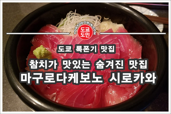 [롯폰기 맛집] 참치(마구로) 전문점 마구로다케보노