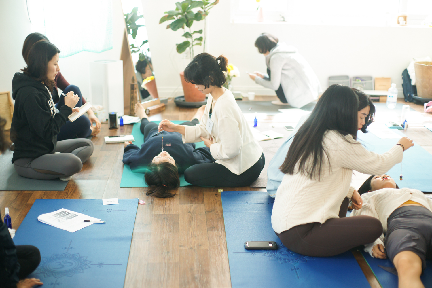 홍대 도담요가_3/17 에센셜오일 마사지 워크샵 후기