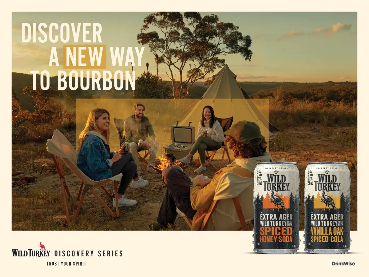Wild Turkey Discovery Series 광고