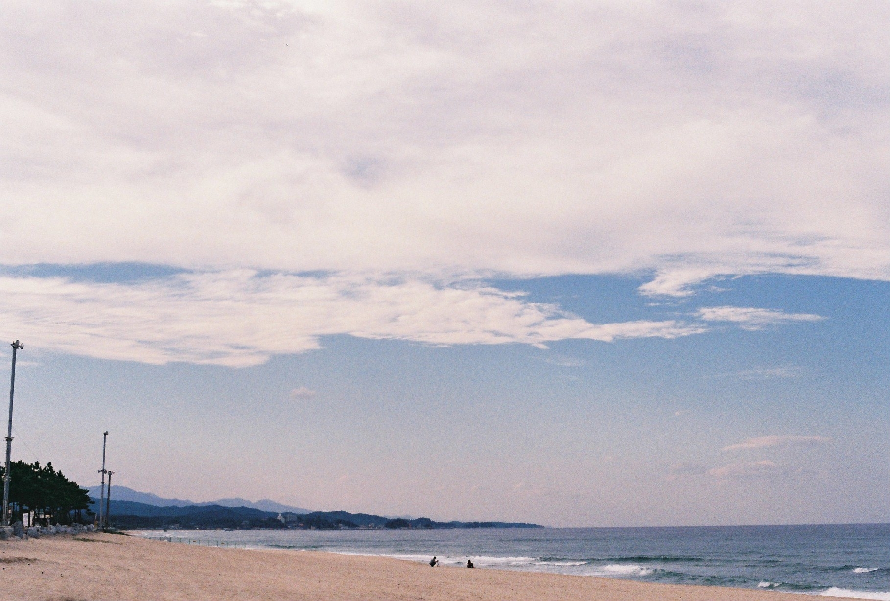 한낮의 고요한 바다