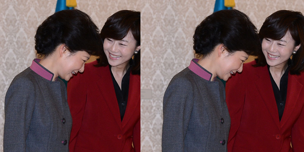 박근혜와 조윤선의 이중생활