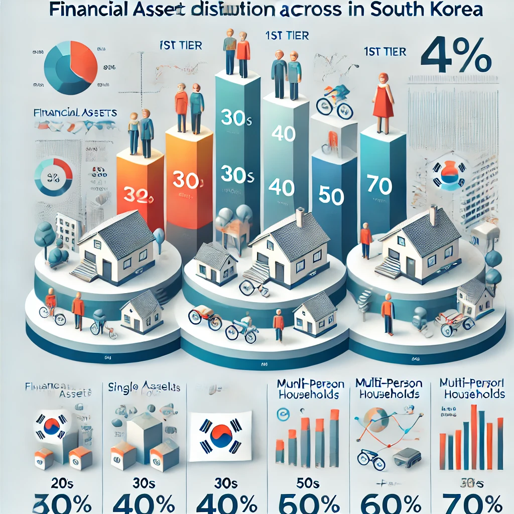 한국 연령대별 금융자산 보유 현황