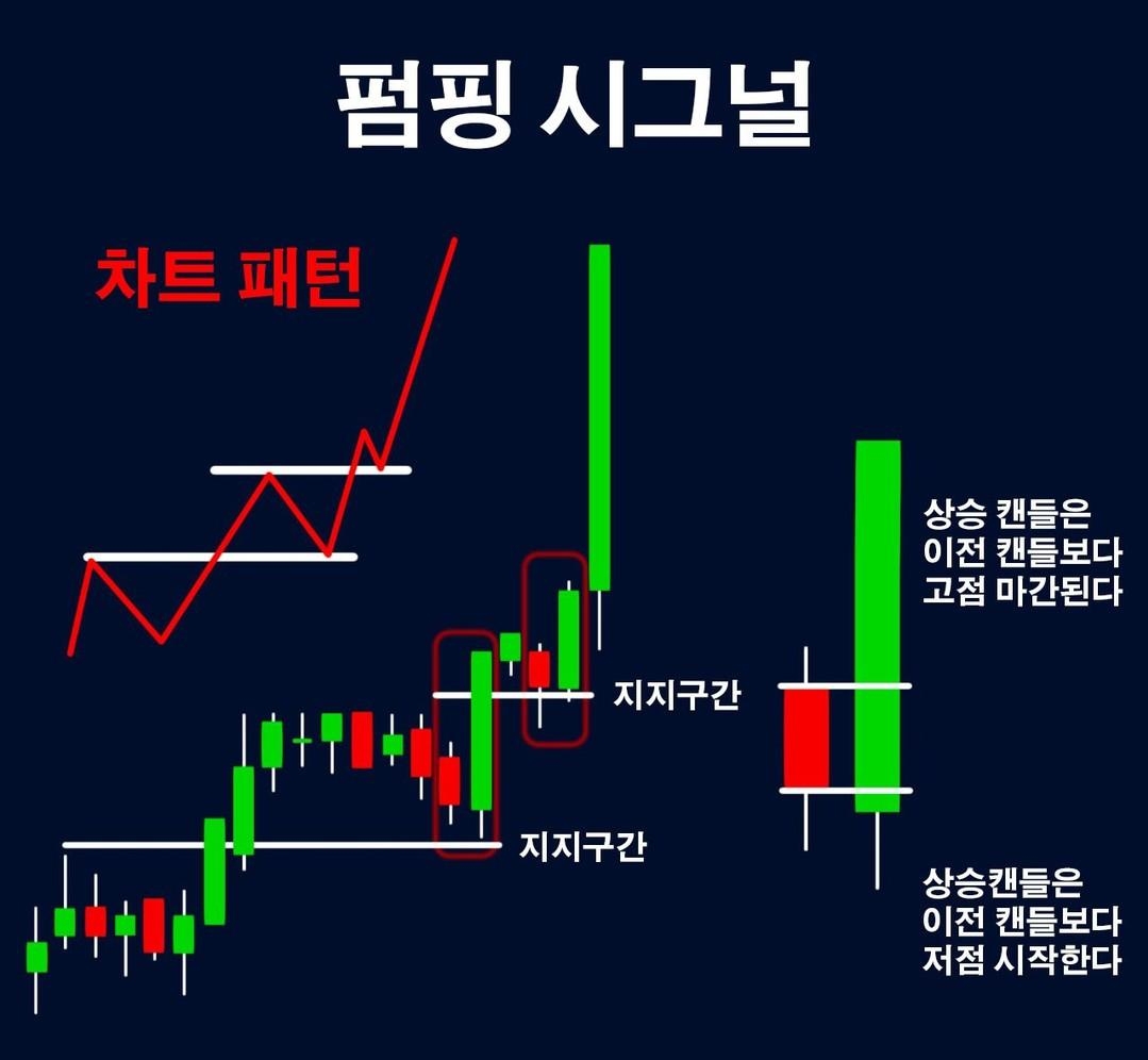 투자] 펌핑 시그널과 주요 차트 패턴