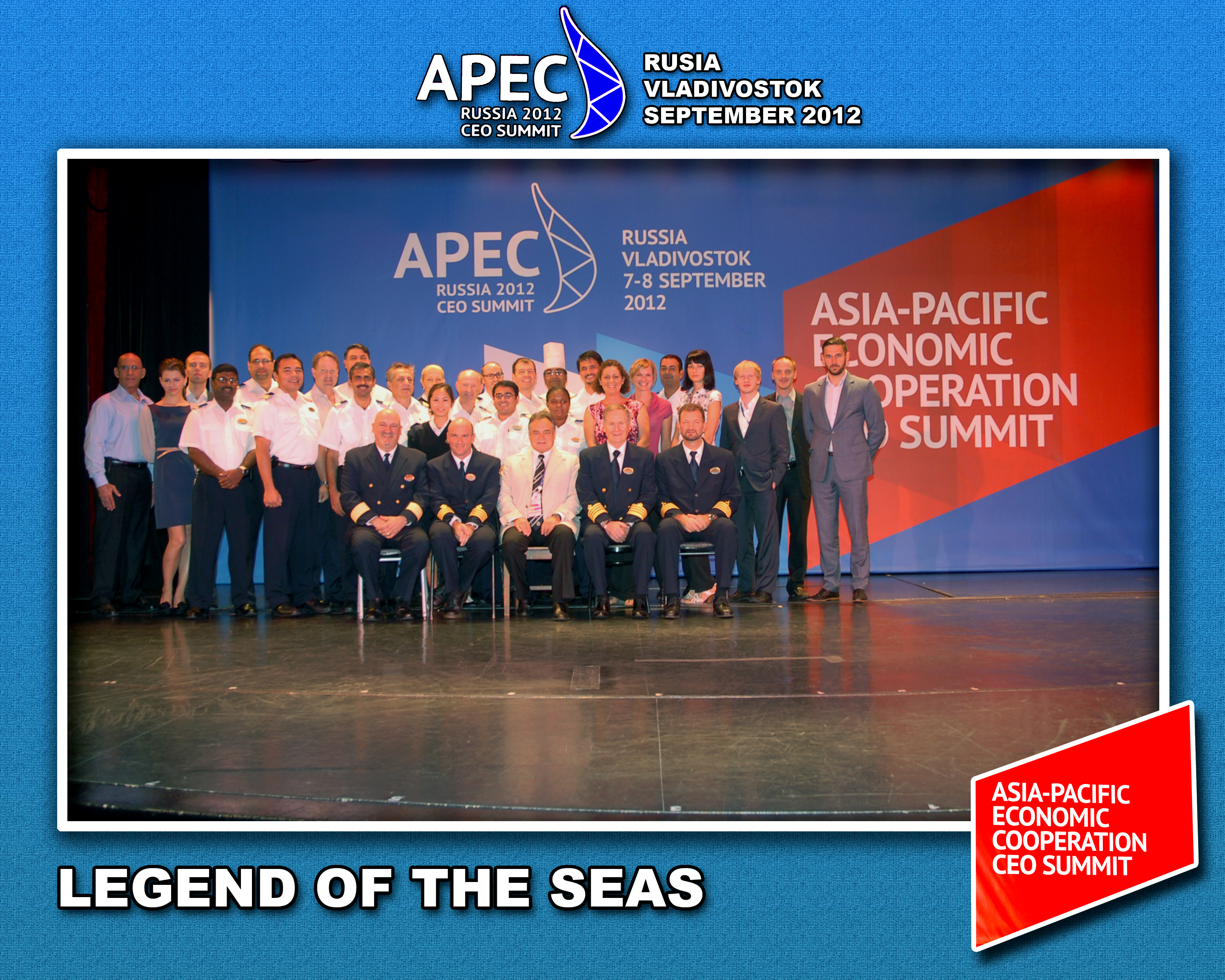크루즈에서 APEC 정상회담을 열다. - 러시아 블라...
