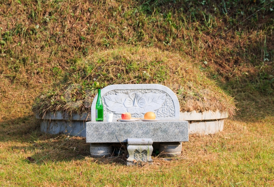 아버지 고향으로 추석 성묘 가는 길 - 아이들과 나...
