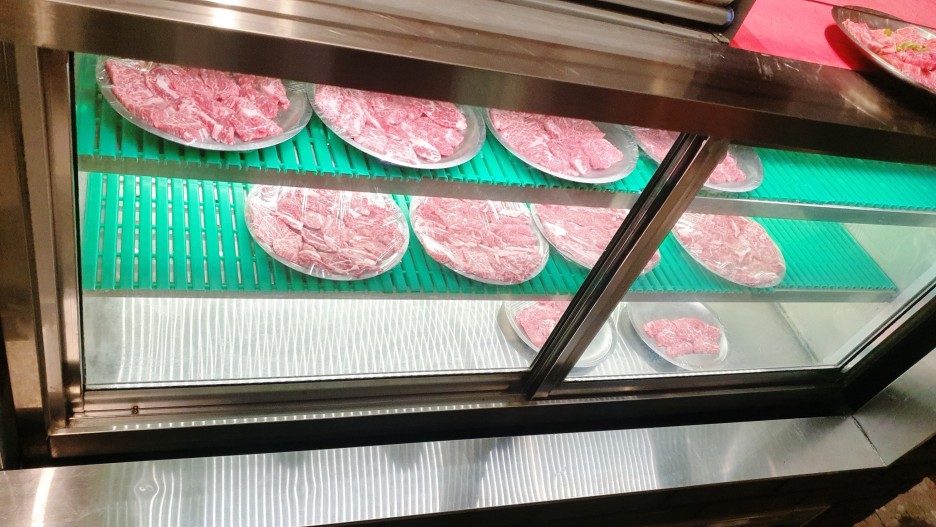 강남역 고기집 모범 갈빗살