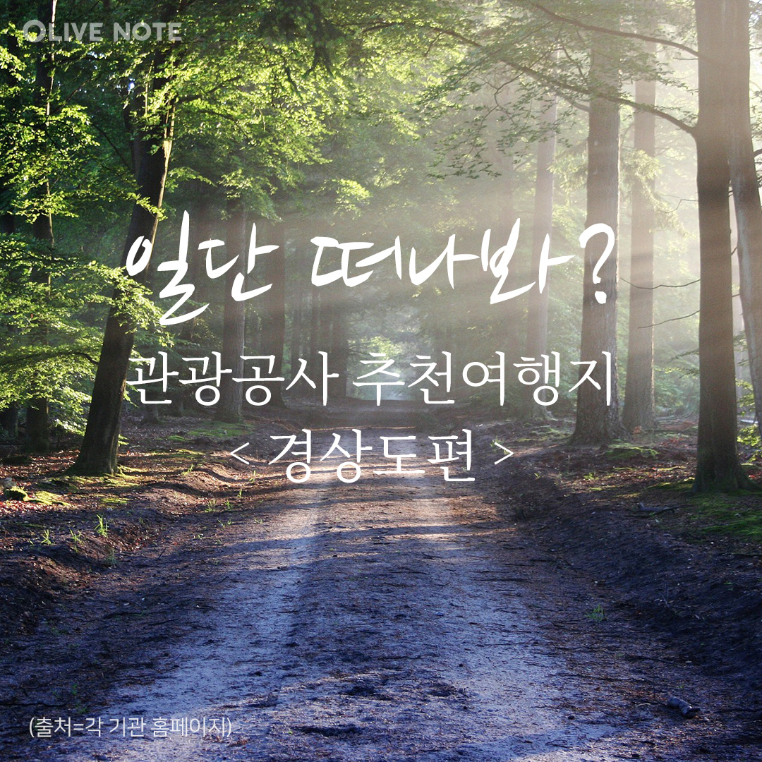 일단 떠나봐? 관광공사 추천여행지-경상도편