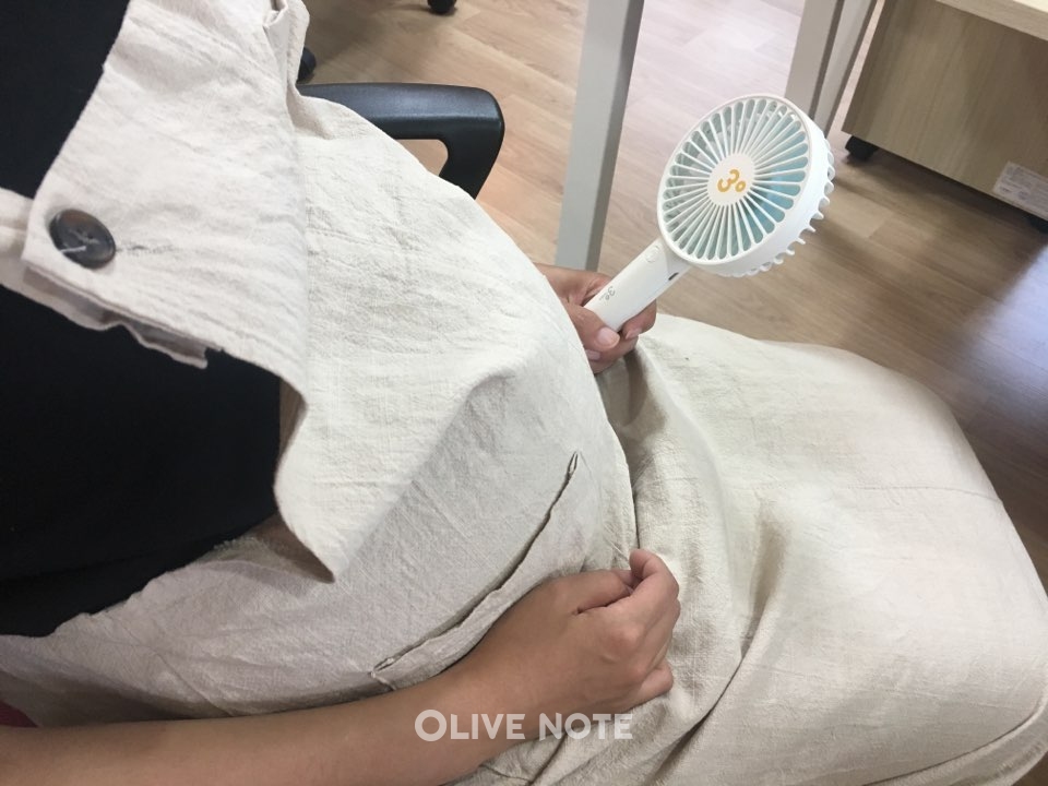 '폭염 필수품' 손선풍기, '전자파 샤워' 피하려면?