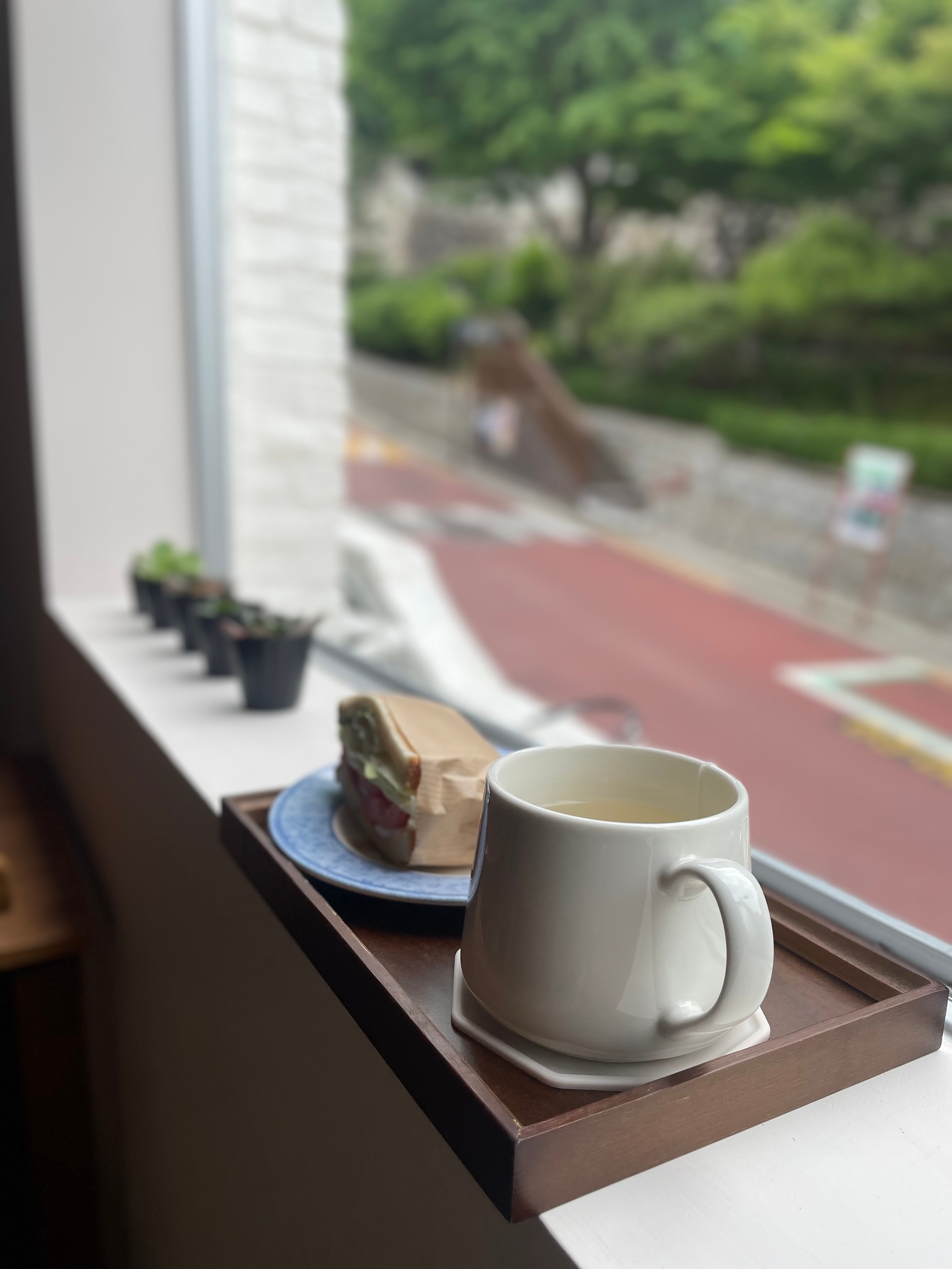 다산성곽길, 감성듬뿍 향월재 카페