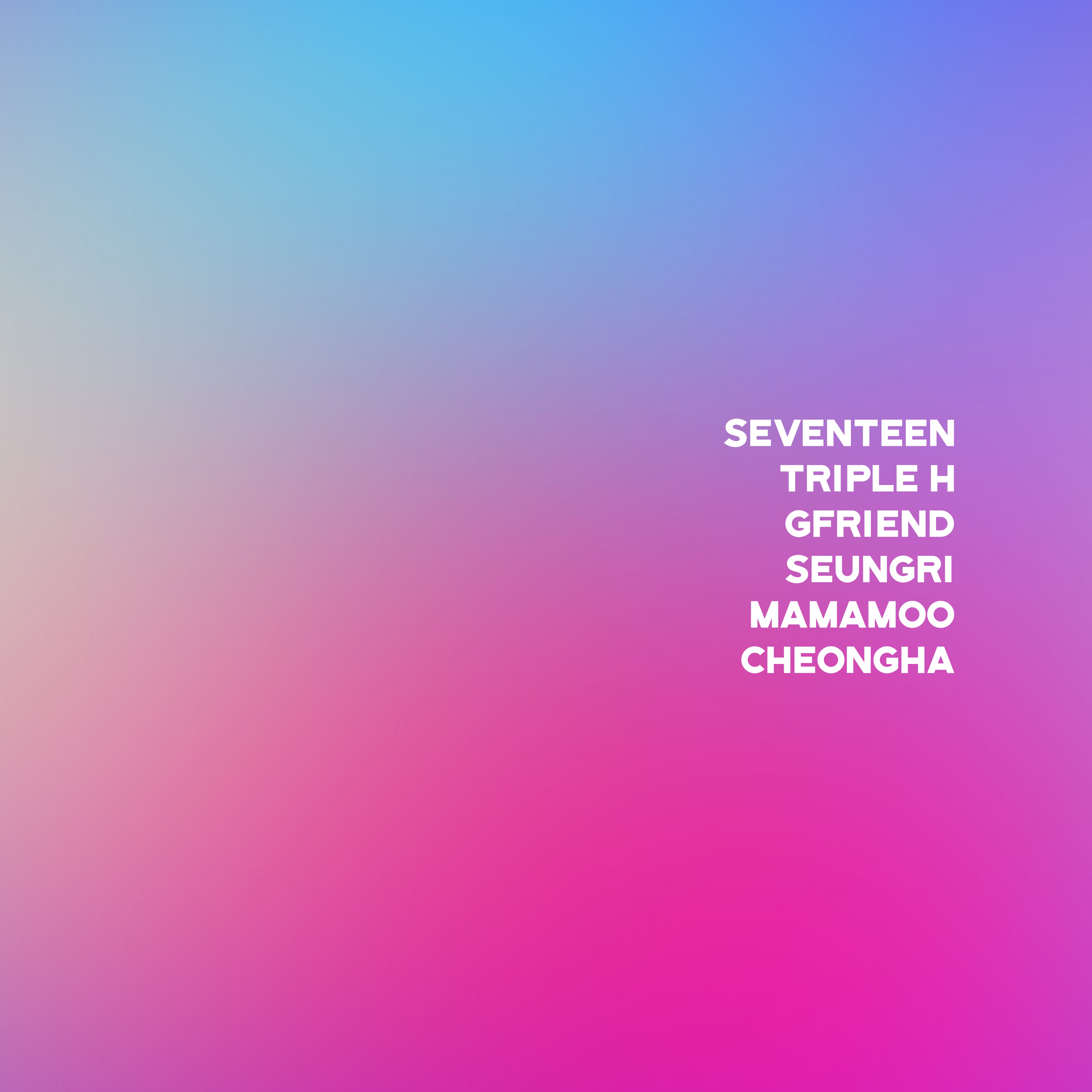 7월 3주차 위클리 앨범 리뷰 - 세븐틴, 트리플 H, ...