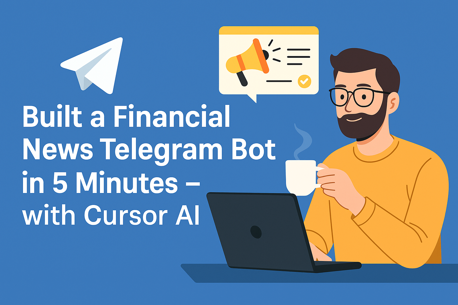 Day 9: AI로 만든 금융 뉴스 텔레그램 봇, 시작