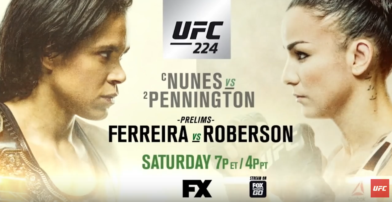 UFC 여성 밴텀급 타이틀전 - 아만다 누네스 VS 라...