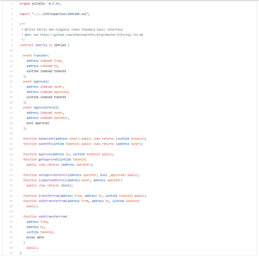 ERC-721 토큰 설계 방법론