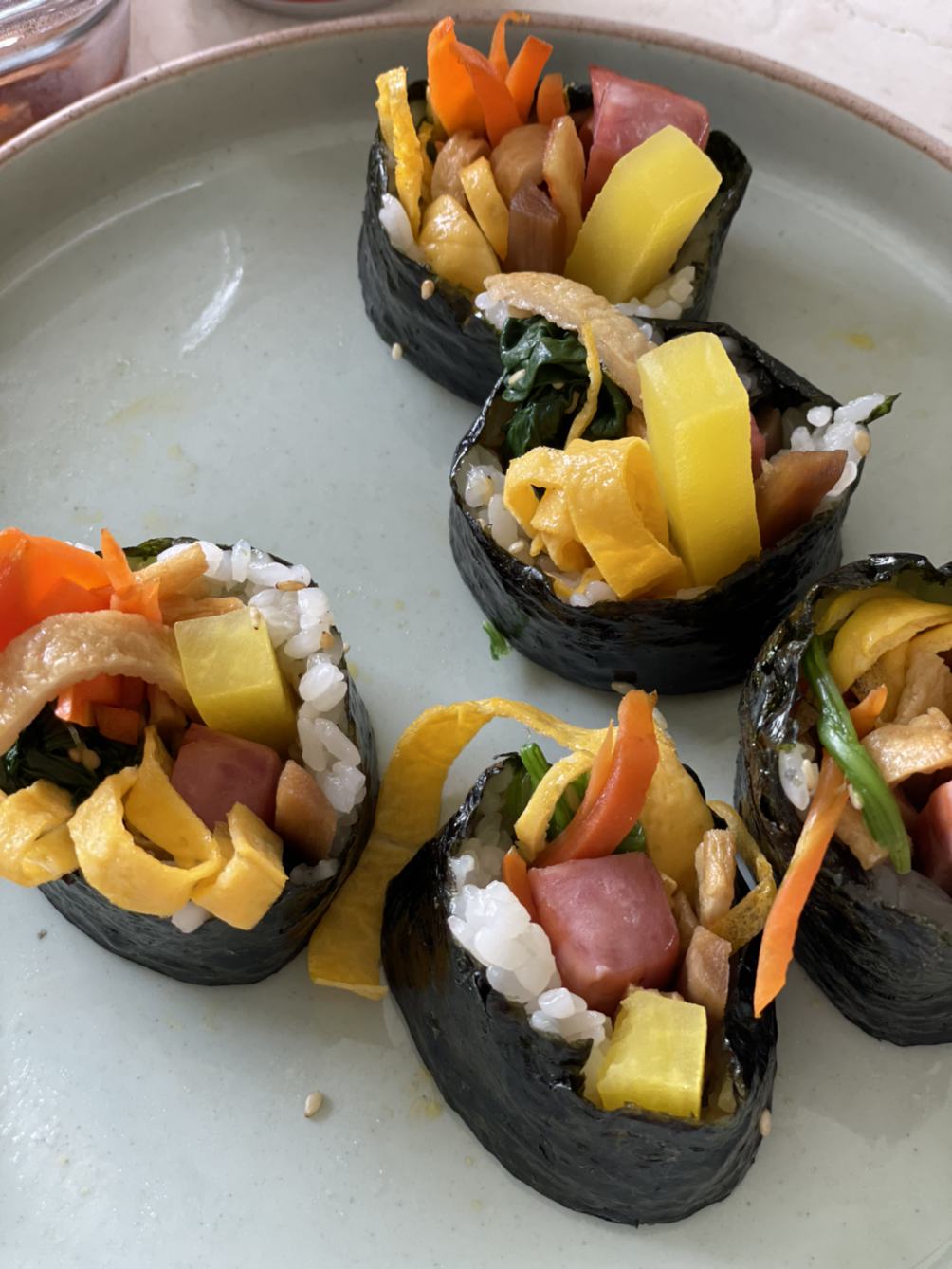 꼬다리김밥 이미지