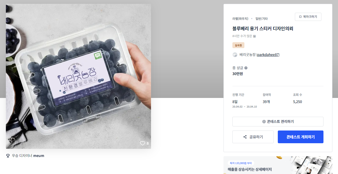 블루베리디자인 이미지