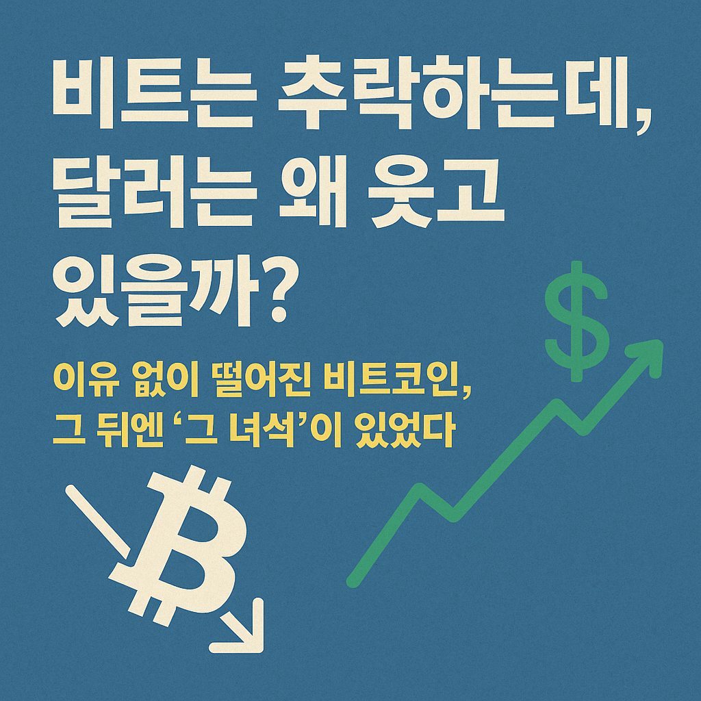 15화 4-1.비트는 추락하는데, 달러는 왜 웃고 있을까?