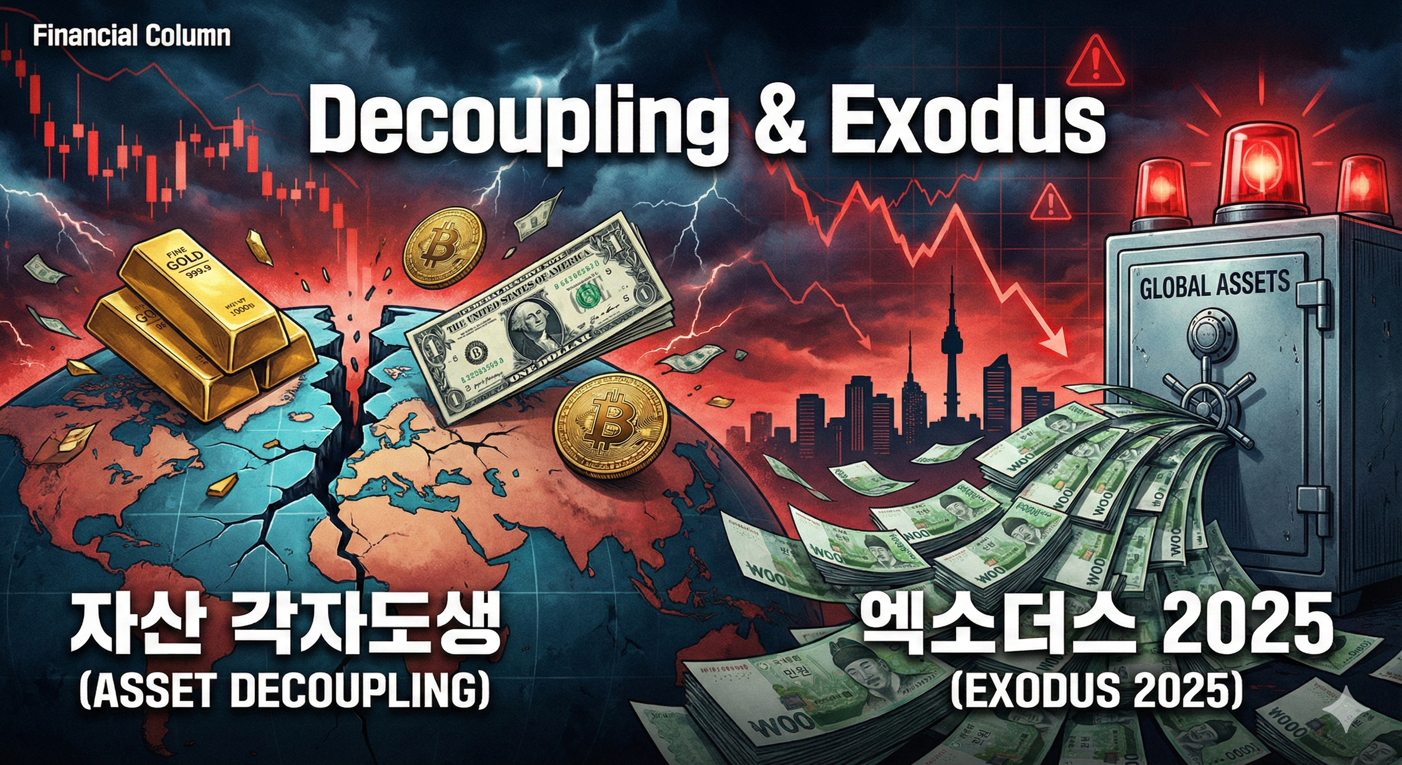 자산 제각각, 금·달러·비트코인 디커플링의 진실
