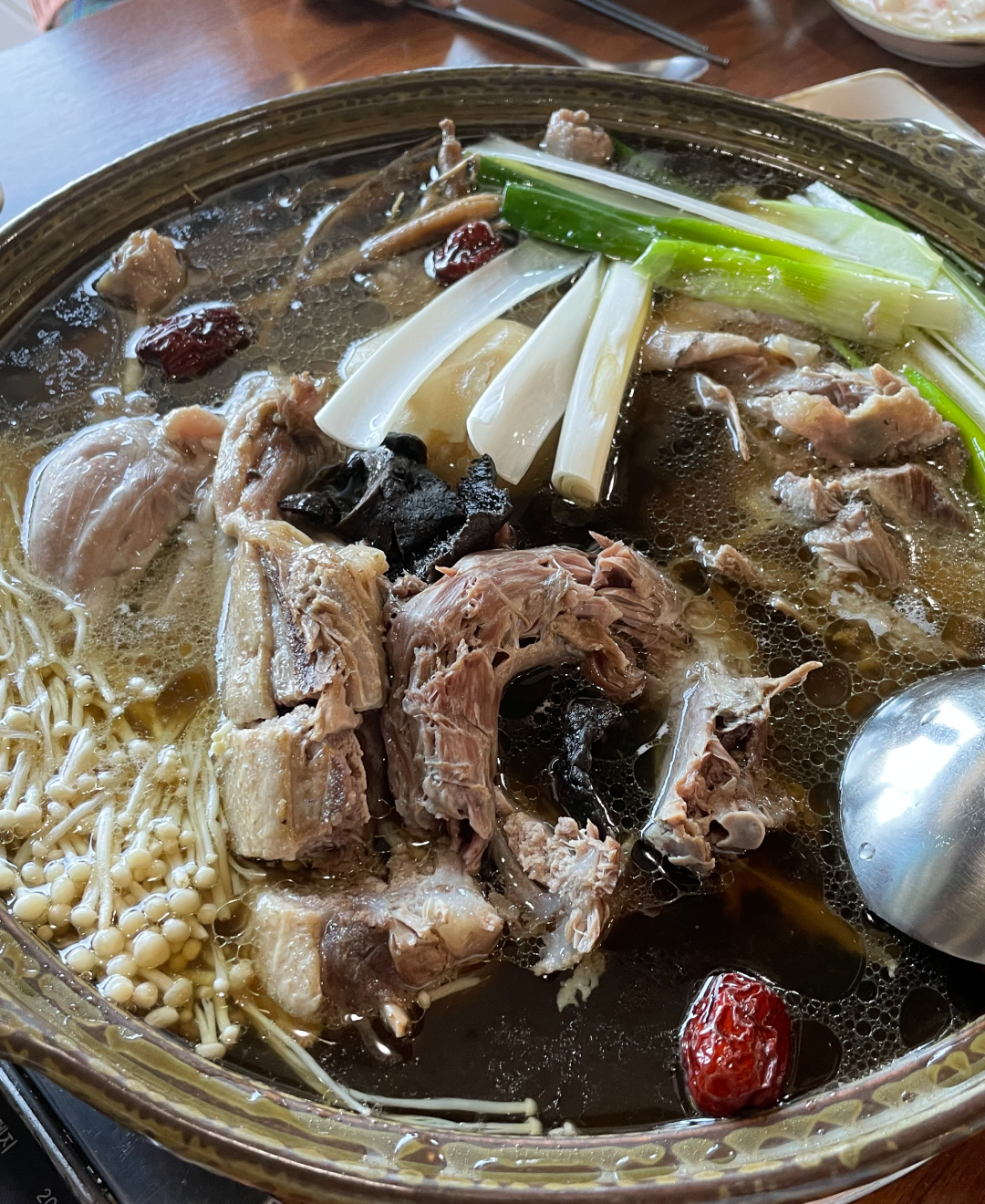 남해맛집, 오리보양식 #금산참능이