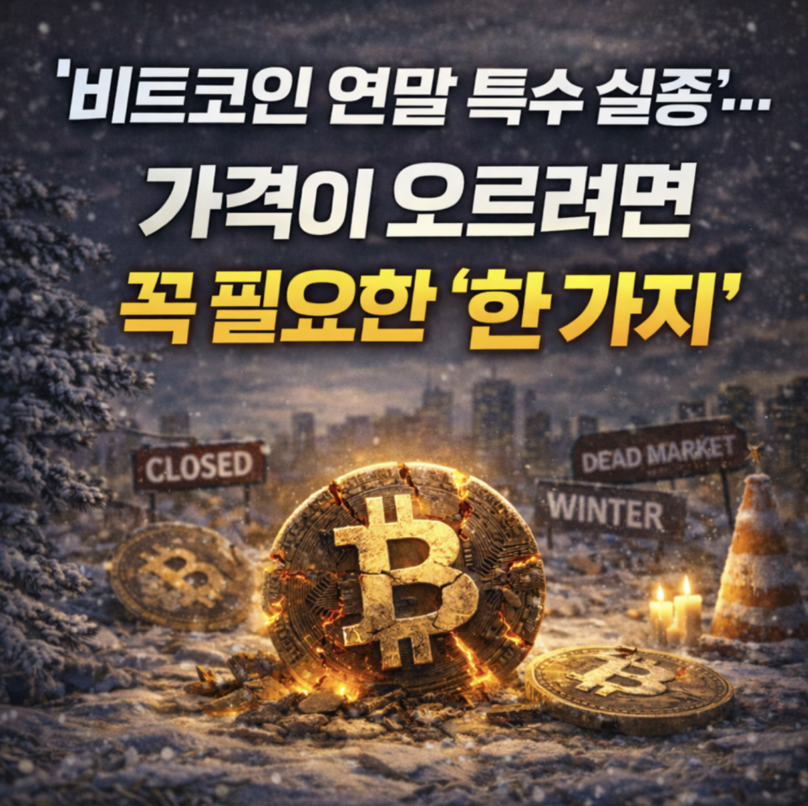 비트코인 연말 특수 실종” 지금 시장에 부족한 이것
