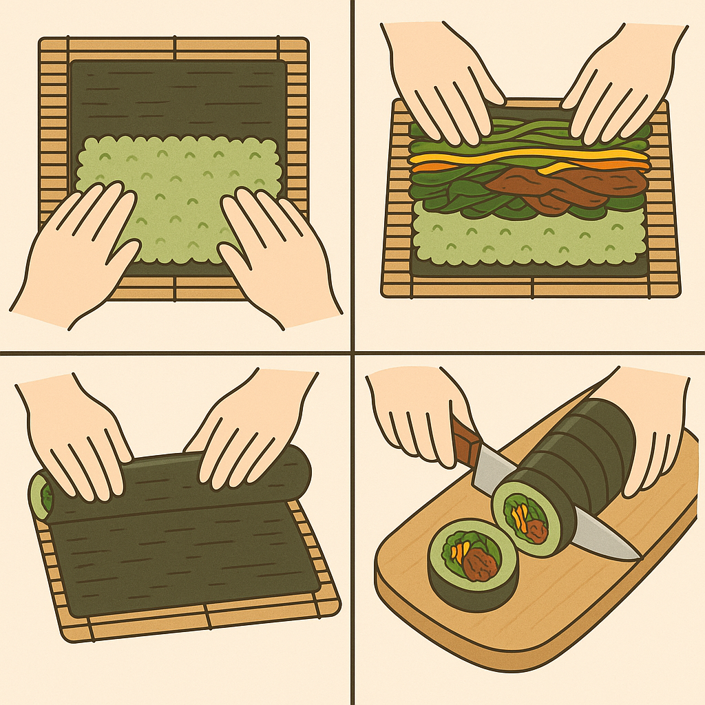 다시;봄김밥 이미지