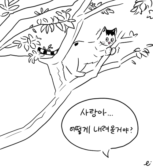 15화 고양이의 기본 소양, 나무 타기