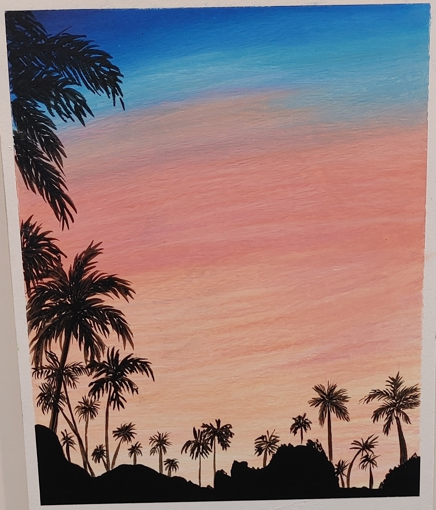 푸르고붉은하늘