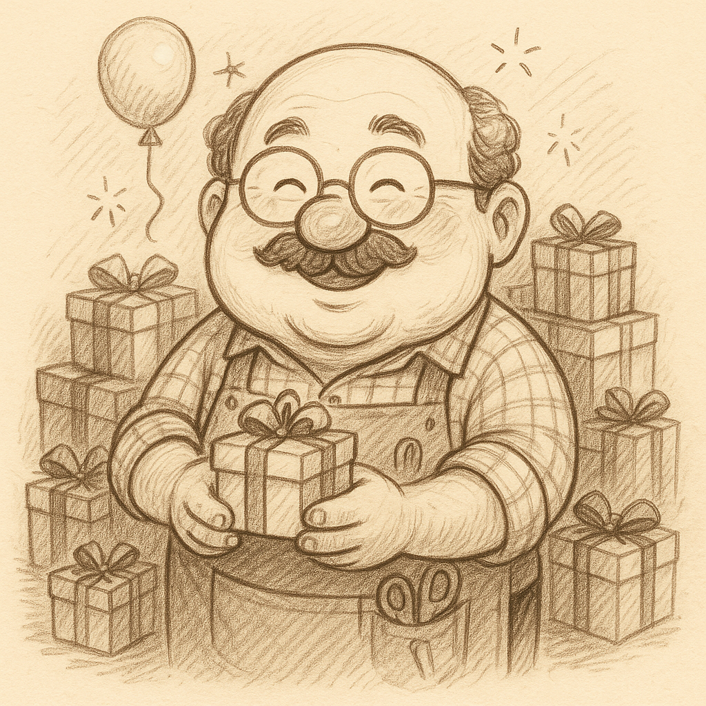 선물가게 아저씨 J