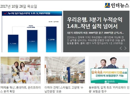 우리은행, 3분기 누적순익 1.4兆..작년 실적 넘어서