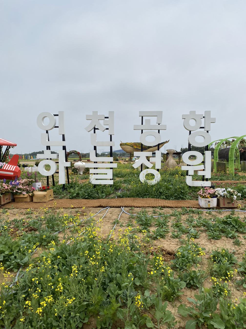 인천 하늘정원. 비행기가 10분마다 날아다님-2024