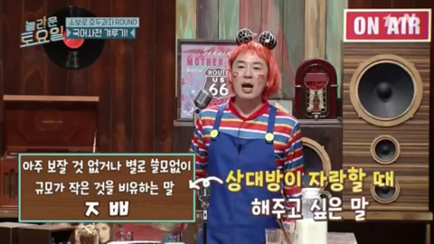 [놀라운토요일] 아주 보잘 것 없거나 별로 쓸모없이 규모가 작은 것을 비유하는 말 | 인스티즈