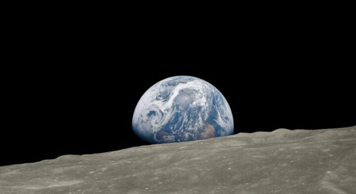 달에서 찍은 실제 지구 사진.jpg | 인스티즈