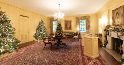 멜라니아 트럼프가 꾸민 백악관 크리스마스 인테리어.jpg | 인스티즈