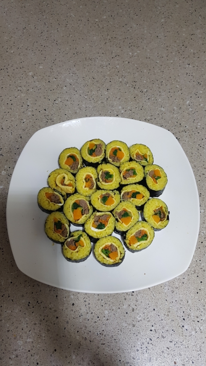오늘은 김밥 이미지