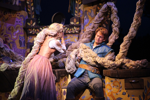 디즈니 유람선에서만 공연하는 라푼젤 뮤지컬.... | 인스티즈