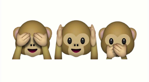 부끄러운 줄 알았던 원숭이 이모티콘의 원래 뜻 🙊🙈🙉 | 인스티즈