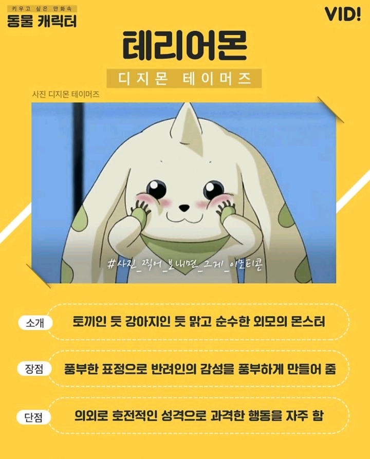 키워보고 싶은 만화 속 동물 캐릭터는? | 인스티즈