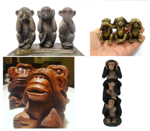 부끄러운 줄 알았던 원숭이 이모티콘의 원래 뜻 🙊🙈🙉 | 인스티즈