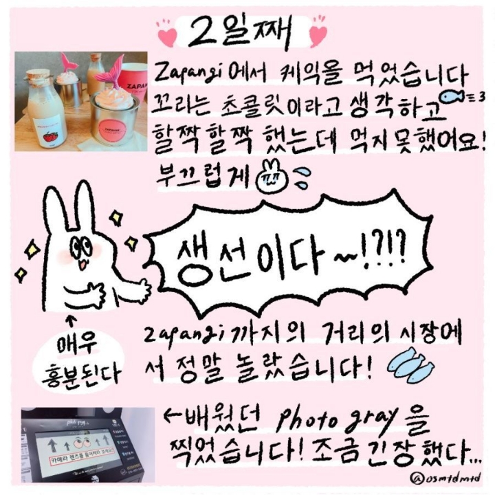 한국에 놀러온 일본인의 여행일기 | 인스티즈