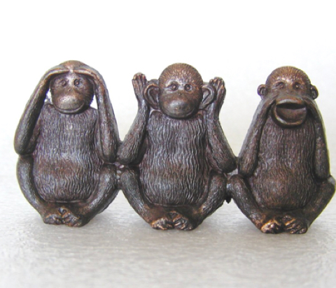 부끄러운 줄 알았던 원숭이 이모티콘의 원래 뜻 🙊🙈🙉 | 인스티즈