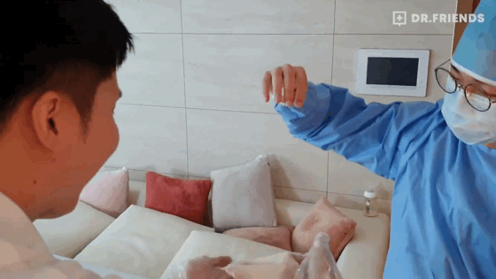 수술복 입는 방법과 수술방에서의 자세.jpgif | 인스티즈