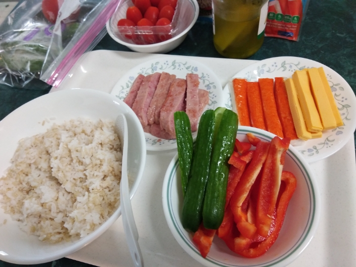김밥과스파게티 이미지