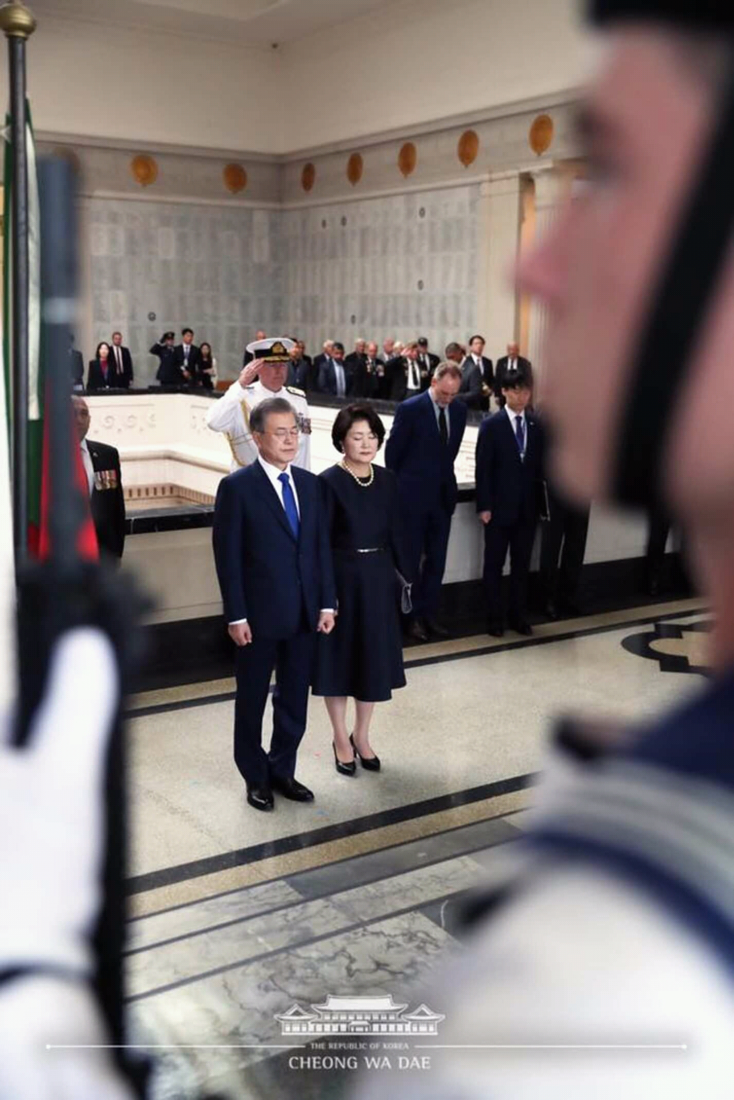  문프,뉴질랜드 국빈방문 첫 일정 | 인스티즈