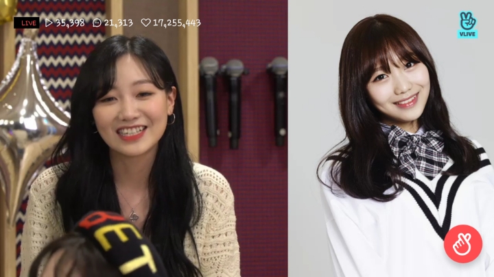 러블리즈 데뷔 4주년으로 V앱이 끝나서 캡쳐짤 | 인스티즈