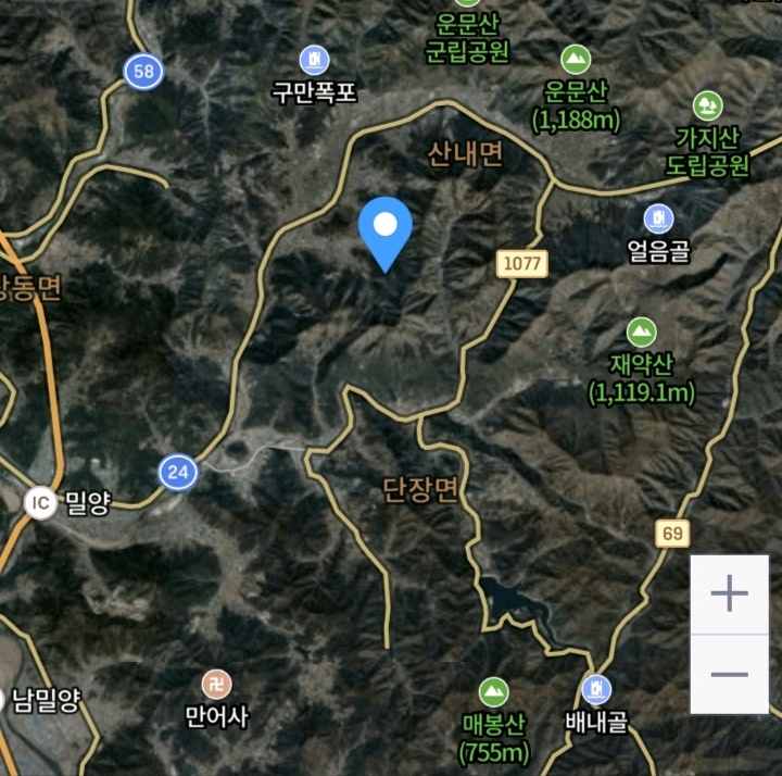 밀양 지진 진앙지 상세지도.map | 인스티즈