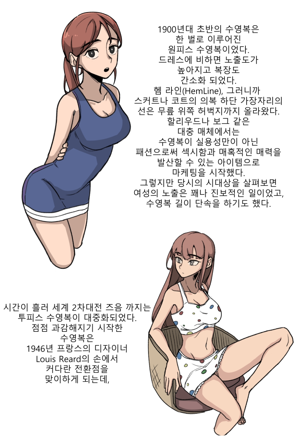 수영복에 대해 알아보는 만화.jpg | 인스티즈