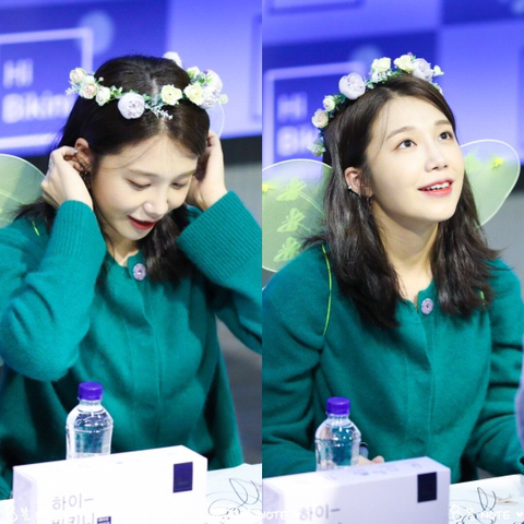 요정 날개를 착용한 에이핑크 정은지.jpg | 인스티즈